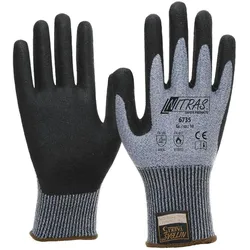 AS Arbeitsschutz Arbeitshandschuhe | 10 Paar Taeki Schnittschutzhandschuhe | blau | Gr.10