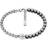 Diesel Font Edelstahlarmband Silberfarben DX1647931