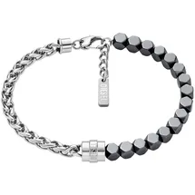 Diesel Font Edelstahlarmband Silberfarben DX1647931