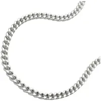 GALLAY Kette 2mm Flachpanzerkette 2x diamantiert Silber 925 50cm