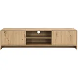 FineBuy FB117891 Lowboard 155 cm Braun MDF/Spanplatte