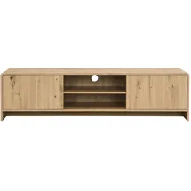 FineBuy FB117891 Lowboard 155 cm Braun MDF/Spanplatte
