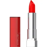 Maybelline New York, Lippenstift + Lipgloss, Color Sensational Satin Lipstick #333-hot Chase