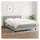 vidaXL Boxspringbett mit Matratze Hellgrau 140x200 cm Stoff