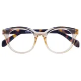 Breitfeld & Schliekert Lesebrille JACKIE, beige transparent, +2.50 dpt mit Etui