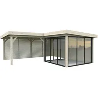 Palmako Gartenhaus Lenna 5,88 x 5,88 m Transparent