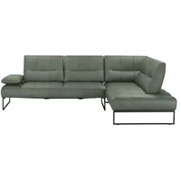 HIMOLLA Ecksofa 9360 ¦ grün ¦ Maße (cm): B: 274 H: 93 T: 307.0