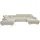 Mirjan24 Ecksofa Cord 7-Sitzer Beige
