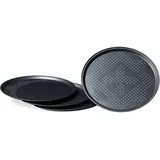 Relaxdays Pizzableche Ø 29,0 cm, 4 St.