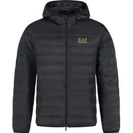EA7 Gewebte Daunenjacke - Schwarz - XL