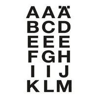 Herma Buchstaben 20x20 mm, 36 Etiketten, Aufdruck: A-Z Folie