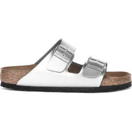 Birkenstock Arizona Birko-Flor silber 40