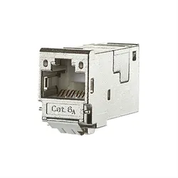 METZ CONNECT E-DAT Modul Kat.6A (Class EA), Kabelmontage ohne Werkzeug