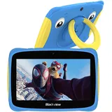 Blackview Kinder Tablet 7 Zoll, Android Tablet für Kinder ab 6 mit Lernspielen, 4GB RAM+32GB ROM, WiFi, Dual-Kameras, GMS, stoßfestes Gehäuse, vorinstallierte, Kinder Tablet mit Kindersicherung