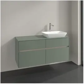 Villeroy & Boch Collaro Waschtischunterschrank C11400AF 120x54,8x50cm, Waschtisch rechts, Soft green