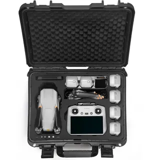 LEKUFEE wasserdichte Tragetasche für DJI Air 3S/DJI Air 3 Fly More Combo/DJI RC N3/N2/DJI RC Pro/DJI RC 2 Fernbedienung und DJI Air 3S Drohnen Zubehör (Nur Koffer)