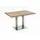 Niehoff Bistro Tisch Klapptisch 140 x 95 x 76 cm Teak recycelt/Weiß