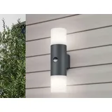meineWunschleuchte LED Außenwandleuchte Up and Down Light Außenleuchten für Hauswand Außenbereich