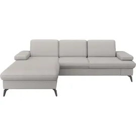 sit&more Ecksofa "Morris Jubi L-Form, B: 247 cm", grau