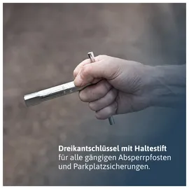 Dönges Steckschlüssel für Absperrpfosten, Dreikant M12