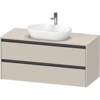 Duravit Ketho.2 Waschtischunterbau, wandhängend 2 Auszüge, 120 cm Mat