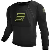 Shot Prime Protektoren Jacke, schwarz|gelb XL