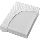 Jersey 90 x 190 - 100 x 220 cm silber