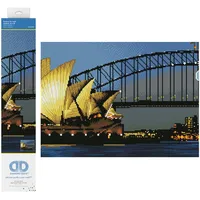 needle art world Diamond Painting Sydney bei Nacht Bastelset