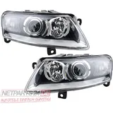 Johns Scheinwerfer passend für Audi A6 4F Satz D2S Satz Links Rechts 04-08
