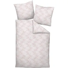 JANINE Carmen S 55129 07 floral sand taupe 135 x 200 cm + 80 x 80 cm