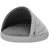 Hundehöhle Hundebett Hundehütte Haustierbett Hundeliegen, Mehrfarben, R1: R2 Große - R1: ? 65 cm - grau