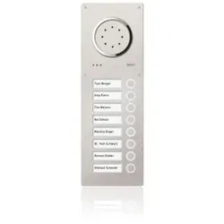Ritto 1811120 Acero Edelstahl-Türstation Audio, 8 WE, Audio, Edelstahl