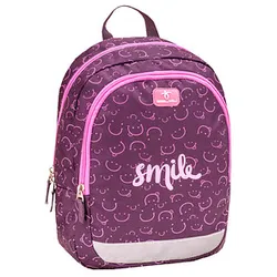 BELMIL® Kindergartenrucksack Kiddy Pink Smile Kunstfaser pink