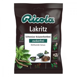 Ricola ohne Zucker Beutel Lakritz Bonbons