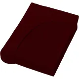 Bella Donna Jersey 90 x 190 - 100 x 220 cm cabernet