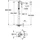 Grohe Eurocube Einhand-Wannenbatterie Hard Graphite