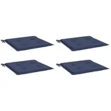 vidaXL Palettenkissen 50 x 50 x 3 cm blau 4 St.