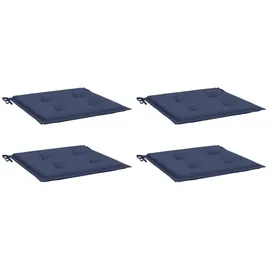vidaXL Palettenkissen 50 x 50 x 3 cm blau 4 St.