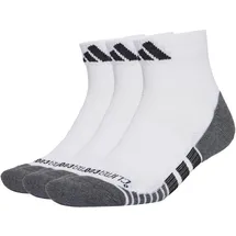 adidas Performance Climacool Cushioned Quarter Socken 3er Pack Weiß/Schwarz 37-39