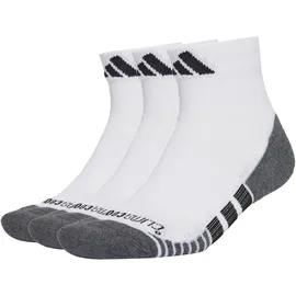 adidas Performance Climacool Cushioned Quarter Socken 3er Pack Weiß/Schwarz 37-39