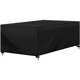 Woltu Gartenmöbel-Schutzhülle 242 x 162 x 100 cm Schwarz