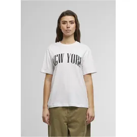 miss tee New York City Wording Weiß S