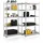 Juskys Lagerregal Basic 2er Set 180x90x40 cm - Silber, Metall 90x180x40 Freizeit, Heimwerken, Werkstatt