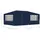 vidaXL Profi-Partyzelt 4 x 6 m inkl. Seitenteile blau
