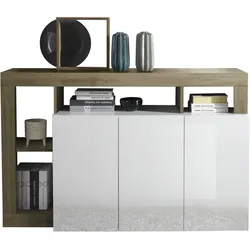 Sideboard INOSIGN "Hamburg", weiß (weiß, cadiz), B:146cm H:93cm T:42cm, Sideboards, Breite 146 cm