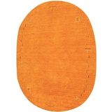 morgenland Wollteppich »GABBEH FEIN FENTH«, oval, orange