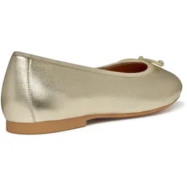 GEOX Damen D New Palmaria F Ballet Flat, LT Gold/Cream, 39 EU
