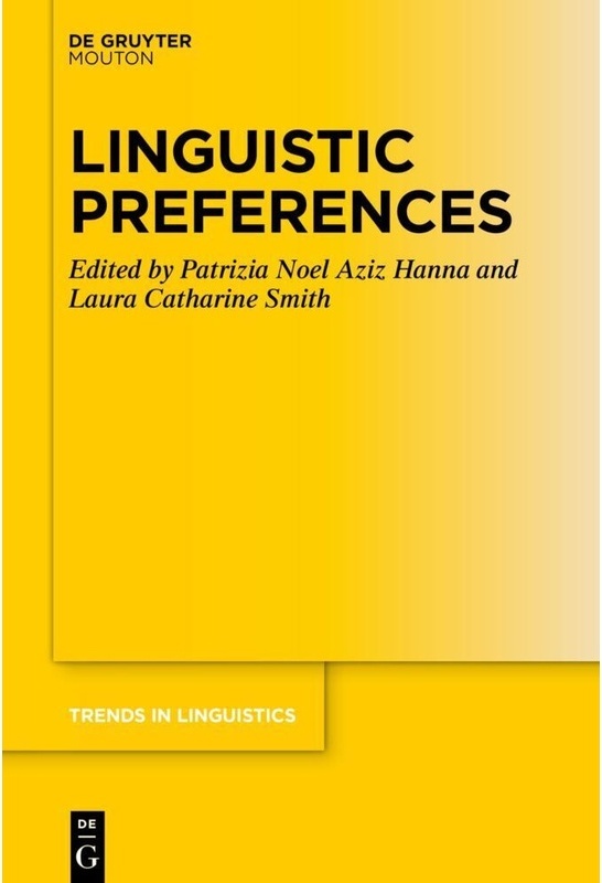 Linguistic Preferences, Kartoniert (TB)