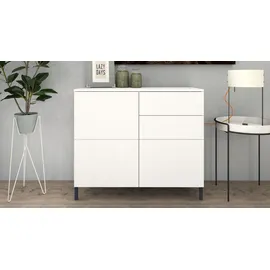 borchardt Möbel Kommode BORCHARDT MÖBEL "Haama", weiß (weiß matt), B:93cm H:80cm T:35cm, Spanplatte, Sideboards, Kommode, Breite 93 cm