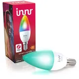 Innr Zigbee E14 LED Kerze, Color, funktioniert mit Philips Hue*, Alexa, Hey Google (Bridge erforderlich) Glühbirne E14 RGB, RB 251 C